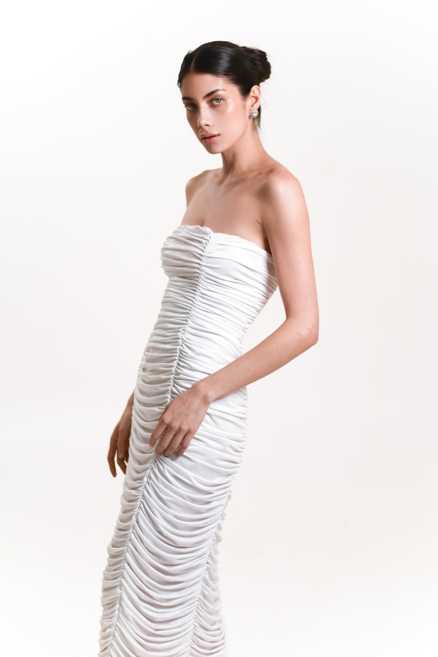 Vestido Norma Kamali Strapless