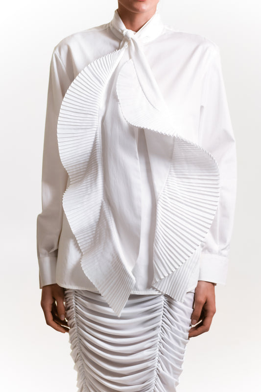 Camisa Givenchy con detalle plisado